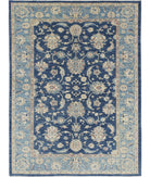 Ziegler 5'9'' X 8'0'' Hand-Knotted Wool Rug 5'9'' x 8'0'' (173 X 240) / Blue / Blue