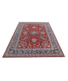 Ziegler 5'6'' X 7'11'' Hand-Knotted Wool Rug 5'6'' x 7'11'' (165 X 238) / Red / Blue