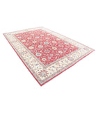 Ziegler 8'3'' X 11'7'' Hand-Knotted Wool Rug 8'3'' x 11'7'' (248 X 348) / Red / Ivory