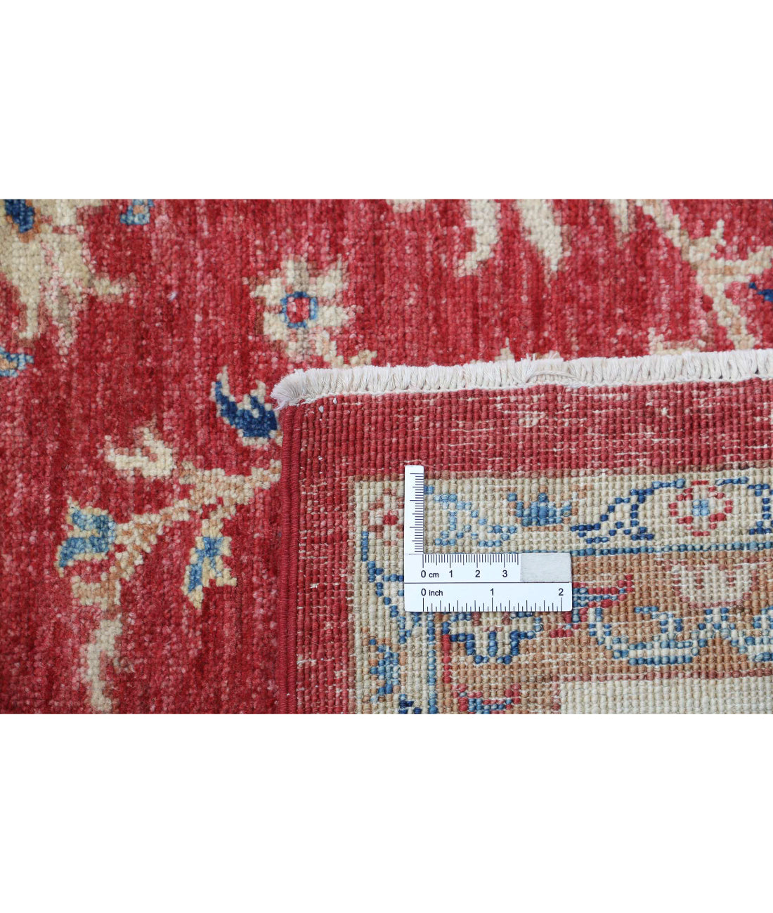 Ziegler 8'3'' X 11'7'' Hand-Knotted Wool Rug 8'3'' x 11'7'' (248 X 348) / Red / Ivory