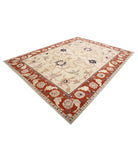 Ziegler 9'0'' X 11'8'' Hand-Knotted Wool Rug 9'0'' x 11'8'' (270 X 350) / Gold / Rust