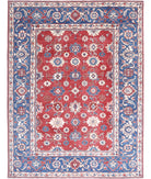 Ziegler 8'10'' X 11'7'' Hand-Knotted Wool Rug 8'10'' x 11'7'' (265 X 348) / Red / Blue