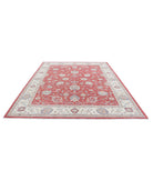 Ziegler 8'2'' X 10'0'' Hand-Knotted Wool Rug 8'2'' x 10'0'' (245 X 300) / Red / Ivory