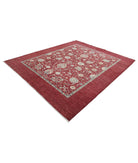 Ziegler 8'1'' X 9'6'' Hand-Knotted Wool Rug 8'1'' x 9'6'' (243 X 285) / Red / Red