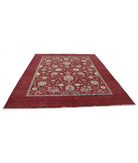 Ziegler 8'1'' X 9'6'' Hand-Knotted Wool Rug 8'1'' x 9'6'' (243 X 285) / Red / Red