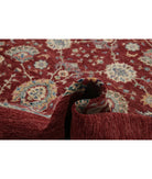 Ziegler 8'1'' X 9'6'' Hand-Knotted Wool Rug 8'1'' x 9'6'' (243 X 285) / Red / Red