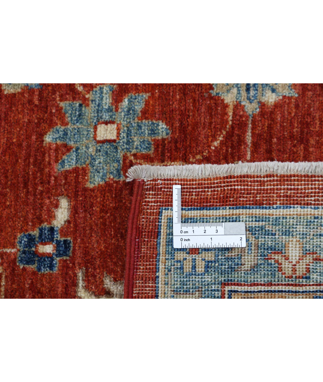 Ziegler 8'4'' X 9'9'' Hand-Knotted Wool Rug 8'4'' x 9'9'' (250 X 293) / Red / Blue