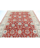 Ziegler 8'1'' X 9'9'' Hand-Knotted Wool Rug 8'1'' x 9'9'' (243 X 293) / Red / Ivory