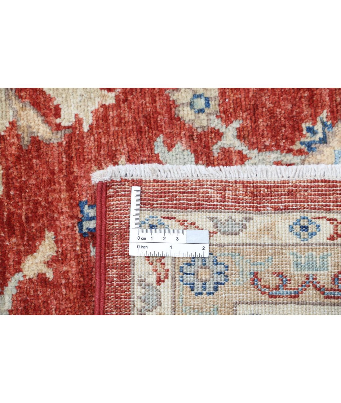 Ziegler 8'1'' X 9'9'' Hand-Knotted Wool Rug 8'1'' x 9'9'' (243 X 293) / Red / Ivory