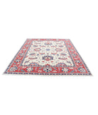 Ziegler 8'1'' X 9'1'' Hand-Knotted Wool Rug 8'1'' x 9'1'' (243 X 273) / Ivory / Red