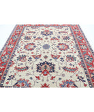 Ziegler 8'1'' X 9'1'' Hand-Knotted Wool Rug 8'1'' x 9'1'' (243 X 273) / Ivory / Red