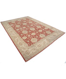 Ziegler 8'0'' X 11'1'' Hand-Knotted Wool Rug 8'0'' x 11'1'' (240 X 333) / Red / Ivory