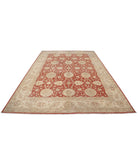 Ziegler 8'0'' X 11'1'' Hand-Knotted Wool Rug 8'0'' x 11'1'' (240 X 333) / Red / Ivory