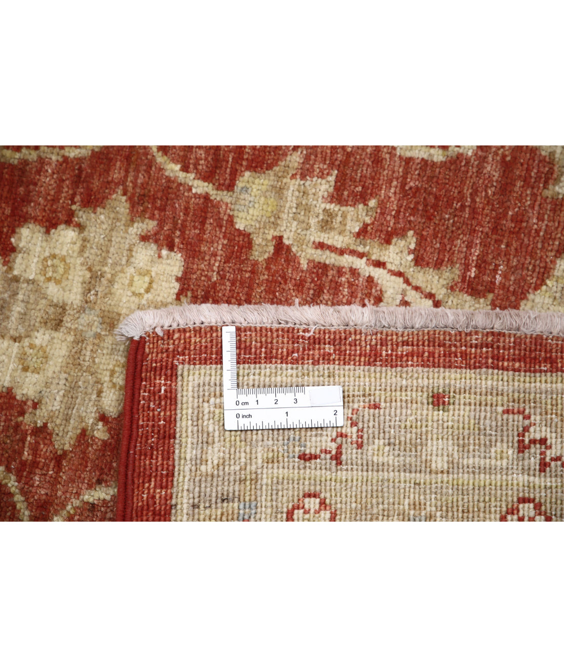 Ziegler 8'0'' X 11'1'' Hand-Knotted Wool Rug 8'0'' x 11'1'' (240 X 333) / Red / Ivory