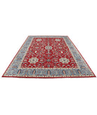 Ziegler 7'11'' X 10'0'' Hand-Knotted Wool Rug 7'11'' x 10'0'' (238 X 300) / Red / Blue