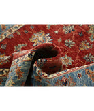 Ziegler 4'11'' X 6'5'' Hand-Knotted Wool Rug 4'11'' x 6'5'' (148 X 193) / Red / Blue