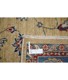 Ziegler 4'9'' X 6'7'' Hand-Knotted Wool Rug 4'9'' x 6'7'' (143 X 198) / Gold / Blue