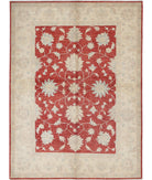 Ziegler 5'0'' X 6'9'' Hand-Knotted Wool Rug 5'0'' x 6'9'' (150 X 203) / Red / Ivory