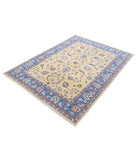 Ziegler 4'10'' X 6'5'' Hand-Knotted Wool Rug 4'10'' x 6'5'' (145 X 193) / Gold / Blue