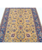 Ziegler 4'10'' X 6'5'' Hand-Knotted Wool Rug 4'10'' x 6'5'' (145 X 193) / Gold / Blue