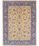 Ziegler 4'10'' X 6'5'' Hand-Knotted Wool Rug 4'10'' x 6'5'' (145 X 193) / Gold / Blue