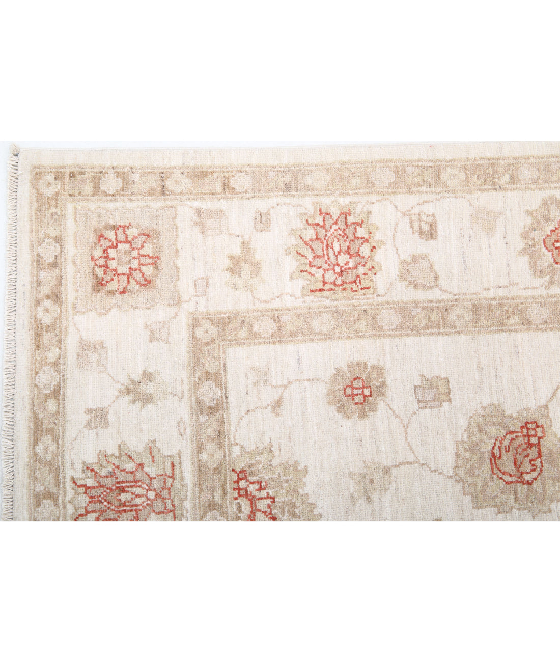 Ziegler 4'11'' X 6'2'' Hand-Knotted Wool Rug 4'11'' x 6'2'' (148 X 185) / Ivory / Ivory