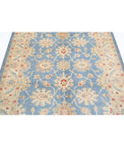 Ziegler 5'0'' X 6'8'' Hand-Knotted Wool Rug 5'0'' x 6'8'' (150 X 200) / Blue / Ivory