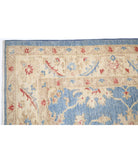 Ziegler 5'0'' X 6'8'' Hand-Knotted Wool Rug 5'0'' x 6'8'' (150 X 200) / Blue / Ivory