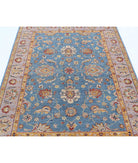 Ziegler 4'11'' X 6'6'' Hand-Knotted Wool Rug 4'11'' x 6'6'' (148 X 195) / Blue / Purple