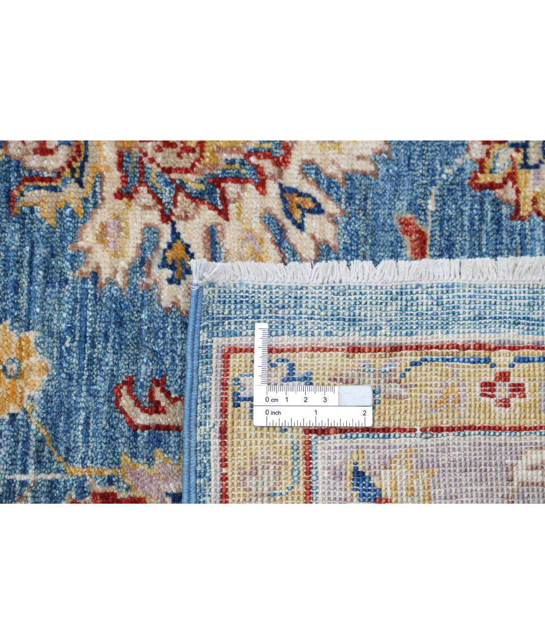 Ziegler 4'11'' X 6'6'' Hand-Knotted Wool Rug 4'11'' x 6'6'' (148 X 195) / Blue / Purple