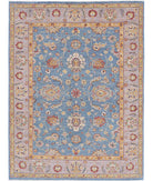 Ziegler 4'11'' X 6'6'' Hand-Knotted Wool Rug 4'11'' x 6'6'' (148 X 195) / Blue / Purple