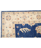 Ziegler 5'0'' X 6'8'' Hand-Knotted Wool Rug 5'0'' x 6'8'' (150 X 200) / Blue / Ivory