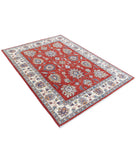 Ziegler 4'10'' X 6'6'' Hand-Knotted Wool Rug 4'10'' x 6'6'' (145 X 195) / Red / Ivory