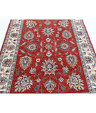 Ziegler 4'10'' X 6'6'' Hand-Knotted Wool Rug 4'10'' x 6'6'' (145 X 195) / Red / Ivory