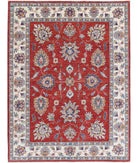 Ziegler 4'10'' X 6'6'' Hand-Knotted Wool Rug 4'10'' x 6'6'' (145 X 195) / Red / Ivory