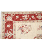 Ziegler 5'0'' X 6'11'' Hand-Knotted Wool Rug 5'0'' x 6'11'' (150 X 208) / Ivory / Red