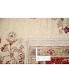 Ziegler 5'0'' X 6'11'' Hand-Knotted Wool Rug 5'0'' x 6'11'' (150 X 208) / Ivory / Red