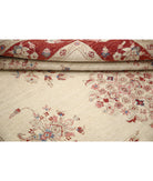 Ziegler 5'0'' X 6'11'' Hand-Knotted Wool Rug 5'0'' x 6'11'' (150 X 208) / Ivory / Red