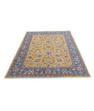 Ziegler 5'0'' X 6'8'' Hand-Knotted Wool Rug 5'0'' x 6'8'' (150 X 200) / Gold / Blue