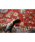 Ziegler 4'10'' X 6'11'' Hand-Knotted Wool Rug 4'10'' x 6'11'' (145 X 208) / Red / Blue