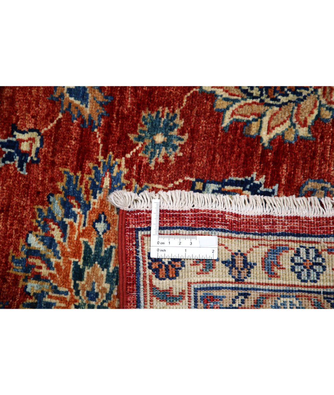 Ziegler 4'10'' X 6'11'' Hand-Knotted Wool Rug 4'10'' x 6'11'' (145 X 208) / Red / Blue