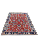 Ziegler 4'11'' X 6'7'' Hand-Knotted Wool Rug 4'11'' x 6'7'' (148 X 198) / Red / Blue