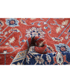 Ziegler 4'11'' X 6'7'' Hand-Knotted Wool Rug 4'11'' x 6'7'' (148 X 198) / Red / Blue