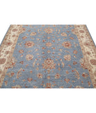 Ziegler 6'9'' X 9'11'' Hand-Knotted Wool Rug 6'9'' x 9'11'' (203 X 298) / Blue / Ivory