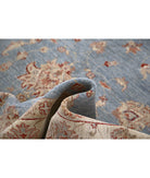 Ziegler 6'9'' X 9'11'' Hand-Knotted Wool Rug 6'9'' x 9'11'' (203 X 298) / Blue / Ivory