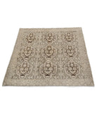 Ziegler 3'3'' X 3'3'' Hand-Knotted Wool Rug 3'3'' x 3'3'' (98 X 98) / Brown / Brown