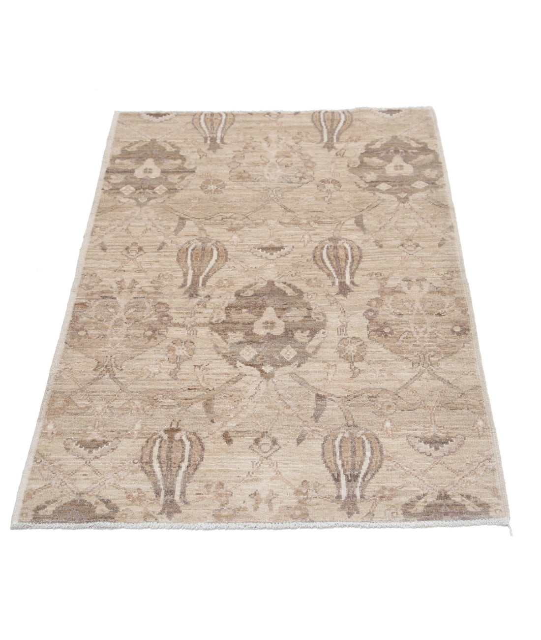 Ziegler 2'8'' X 3'10'' Hand-Knotted Wool Rug 2'8'' x 3'10'' (80 X 115) / Brown / Brown