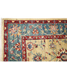 Ziegler 5'9'' X 7'4'' Hand-Knotted Wool Rug 5'9'' x 7'4'' (173 X 220) / Gold / Teal