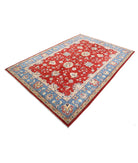 Ziegler 5'9'' X 8'4'' Hand-Knotted Wool Rug 5'9'' x 8'4'' (173 X 250) / Red / Blue