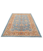 Ziegler 5'8'' X 7'9'' Hand-Knotted Wool Rug 5'8'' x 7'9'' (170 X 233) / Blue / Brown